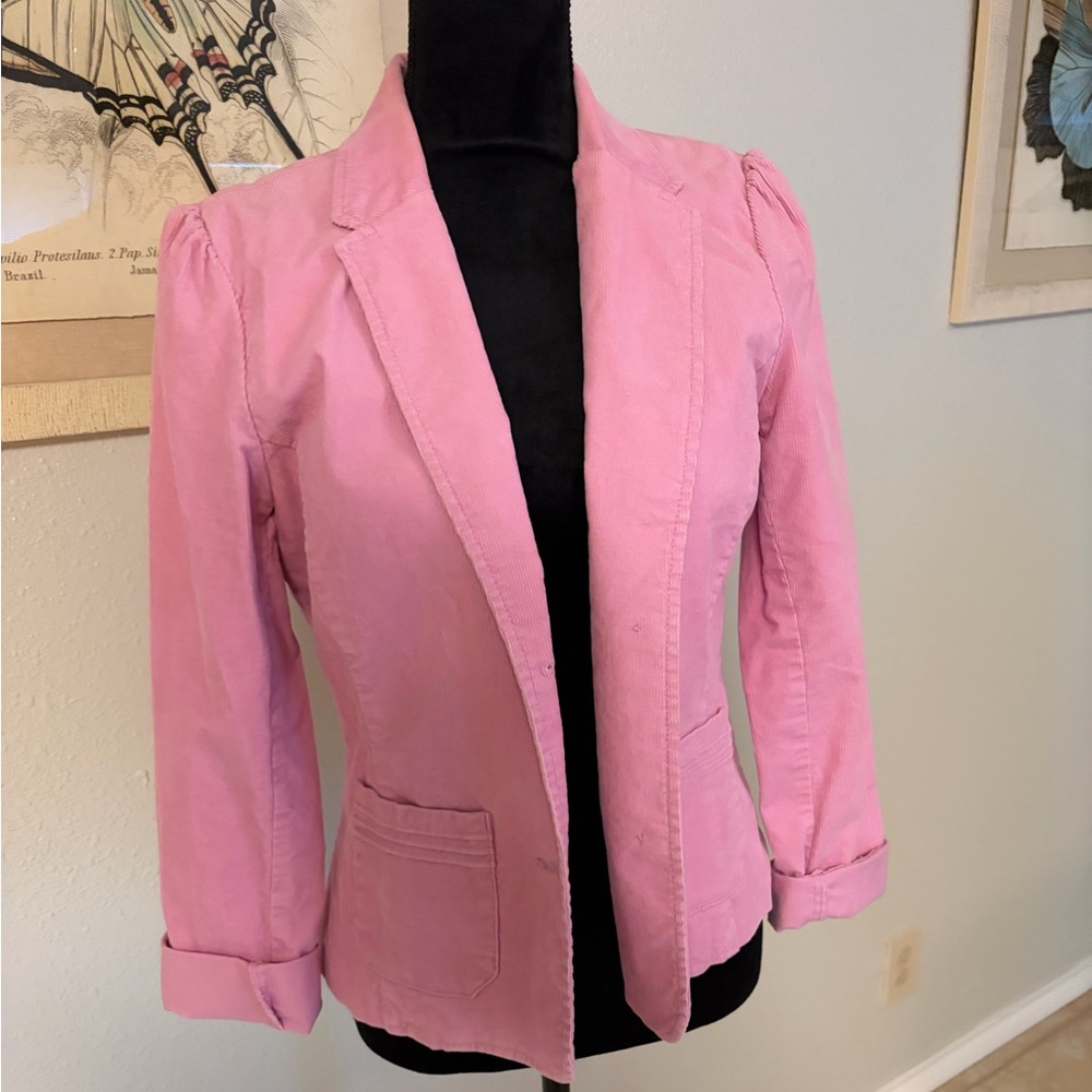 Vintage 2005 Old Navy Women's Blazer in Soft Pink Size Medium